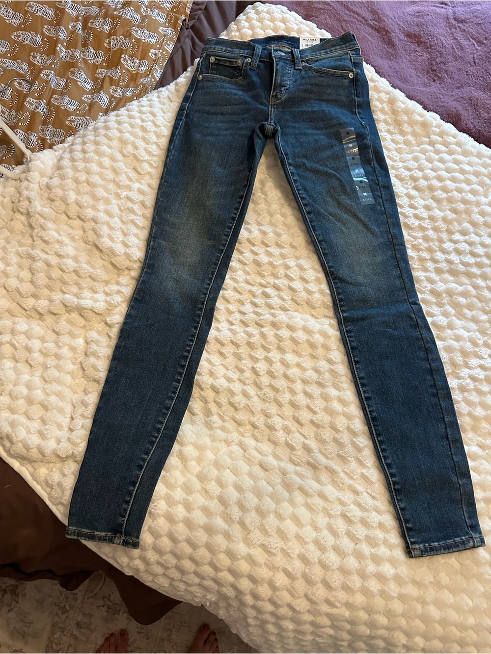Lucky Brand Women's Dark Blue Skinny Jeans